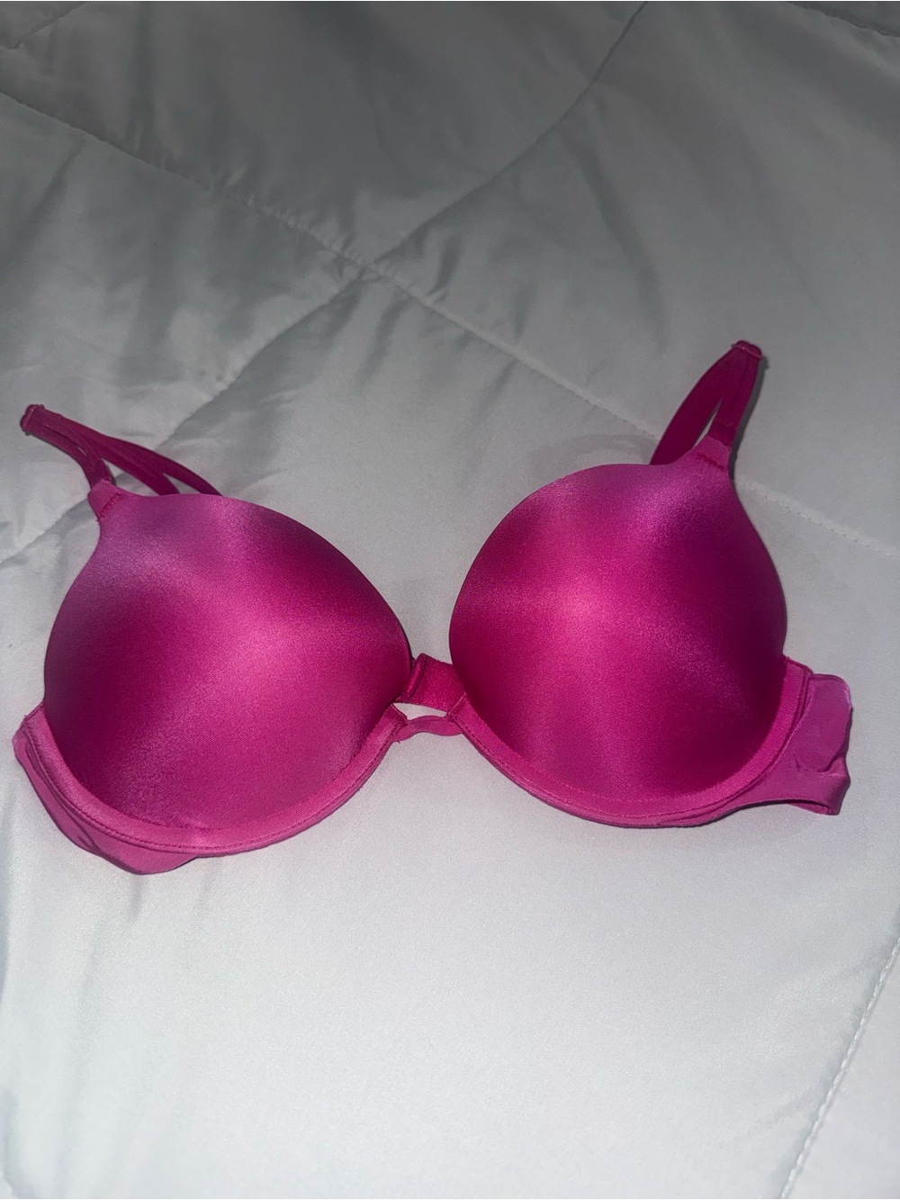 Everyday Smooth T-Shirt Push up Bra in Bright Fuchsia Pink
